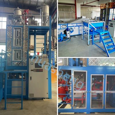 8-40kg/M3 Δυστικότητα EPS Προεκτετατής για πλήρως αυτόματη μηχανή κατασκευής σφαιρών από στυροφόνο