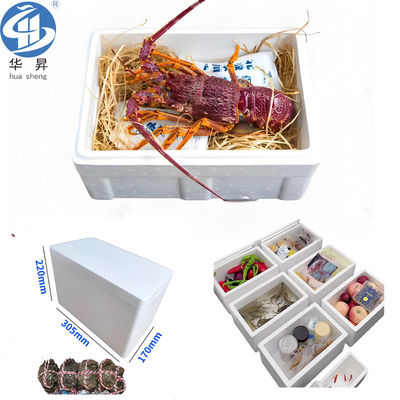 Η γραμμή παραγωγής EPS Fish Box για αστακό θαλασσινών σε 5500.00cm * 2700.00cm * 3500.00cm Μέγεθος